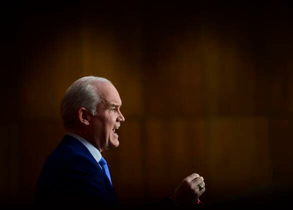Kanada, Erin O Toole Pressekonferenz in Ottawa May 7, 2021, Ottawa, on, Canada: Conservative leader Erin O Toole holds a press conference in Ottawa on Friday, May 7, 2021. Ottawa Canada  - ZUMAc35_ 20210507_zaf_c35_011 Copyright: xSeanxKilpatrickx