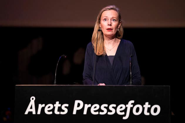 Pressefotografforbundets formand Sisse Stroyer. Vinderne af AArets Pressefoto offentliggoeres Prisoverraekkelsen finder sted i Den Sorte Diamant i Koebenhavn fredag den 7. maj 2021. , Denmark Copyright: MartinxSylvestx cop102 spdk20210507-210630-L