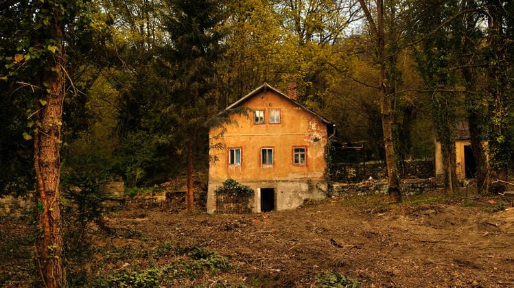 The Home of Slender Man Altes Haus in Pillnitz Dresden Pillnitz Sachsen Deutschland Copyright: xRayxvanxZeschaux
