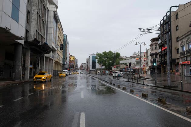 Lockdown In Istanbul The empty streets in Istanbul, Turkey seen on May 8, 2021. amid the coronavirus lockdown. Turkey imposed a curfew which started on April 29 and will end on May 17. Istanbul Turkey kaboglu-notitle210508_npxB9  Copyright: xResulxKaboglux