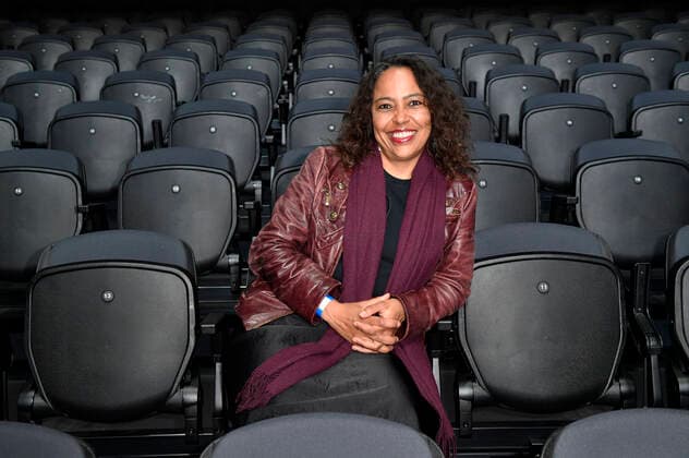 Pat Appleton beim Fototermin bei der Pressekonferenz für das Nothilfe-Projekt hierspieltdiemusik zur Unterstützung der Berliner Musikszene in der Verti Music Hall. Berlin, 10.05.2021