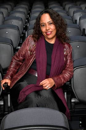 Pat Appleton beim Fototermin bei der Pressekonferenz für das Nothilfe-Projekt hierspieltdiemusik zur Unterstützung der Berliner Musikszene in der Verti Music Hall. Berlin, 10.05.2021