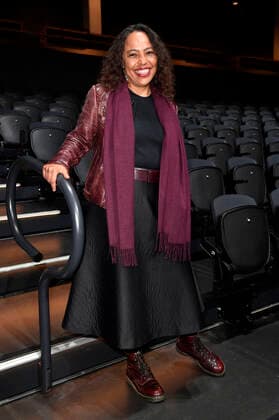 Pat Appleton beim Fototermin bei der Pressekonferenz für das Nothilfe-Projekt hierspieltdiemusik zur Unterstützung der Berliner Musikszene in der Verti Music Hall. Berlin, 10.05.2021