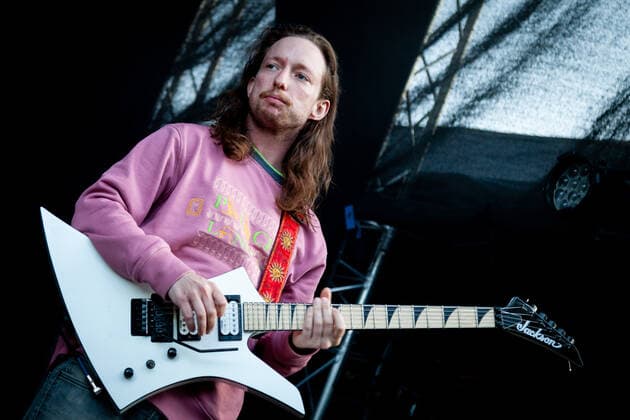 Turnstile Trondheim, Norway. August 15th, 2019. The American hardcore punk band Turnstile performs a live concert during the Norwegian music festival Pstereo 2019 in Trondheim. Here guitarist Brady Ebert is seen live on stage. Trondheim Norway  Copyright: xGonzalesxPhoto TorxAtlexKlevenx
