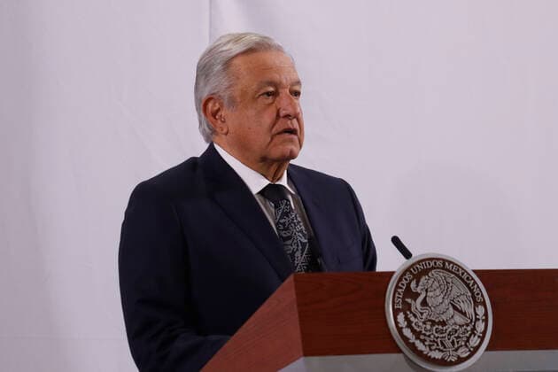 Mexican President Lopez Obrador Celebrate Mother™s Day MEXICO CITY, MEXICO - MAY 10: Mexico s President Andres Manuel Lopez Obrador, celebrates Mother s Day during his daily morning press conference at National Palace on May 10, 2021 in Mexico City, Mexico. Copyright: xLuisxBarronx EYEPIXGROUP_LB_10052021_6706