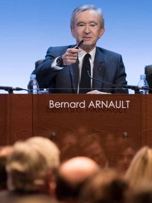 Bernard Arnault, on 2017 01 26 Bernard Arnault, Chairman and Chief Executive Officer (CEO) of LVMH, in Paris to present the 2016 results of the group, 2017 01 26 Ile de France; Paris 75 Europe; Western Europe; France  Copyright: xFourmy Andia.frx 308399