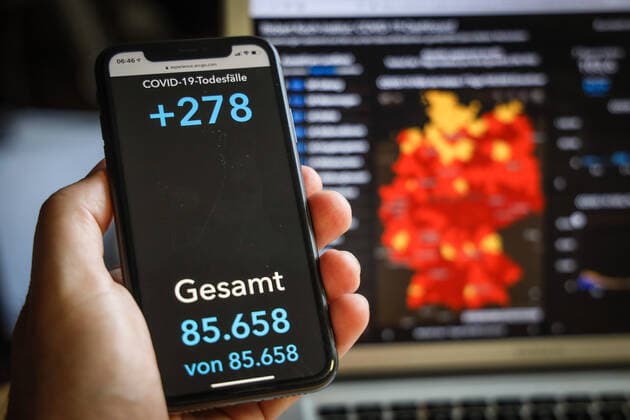 Coronavirus in Deutschland - Covid-19-Dashboard des Robert Koch-Institut 13.05.2021: Robert Koch-Institut: 7-Tage-Inzidenz 103,6. 7-Tage-Fallzahl 86.164. COVID-19-Fälle 3.565.704. Zugang um 17.419 gegenüber dem Vortag. COVID-19-Todesfälle 85.658. Zugang um 278 gegenüber dem Vortag.