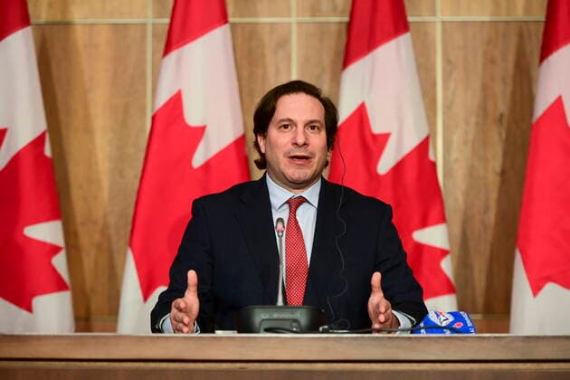 May 13, 2021, Ottawa, on, Canada: Marco Mendicino, Minister of Immigration, Refugees and Citizenship, announces measures of support to in-Canada families of victims of Ethiopian Airlines Flight 302 and Ukraine International Airlines Flight 752 during a press conference in Ottawa on Thursday, May 13, 2021. Ottawa Canada  - ZUMAc35_ 20210513_zaf_c35_014 Copyright: xSeanxKilpatrickx