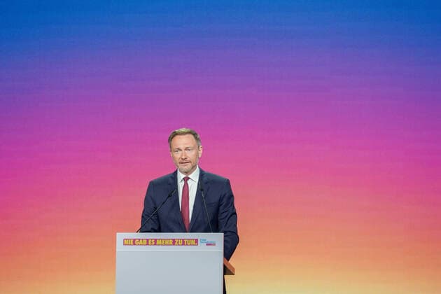 14.05.2021,Berlin,Deutschland,GER,Bundesparteitag der FDP.Rede von Christian Lindner.