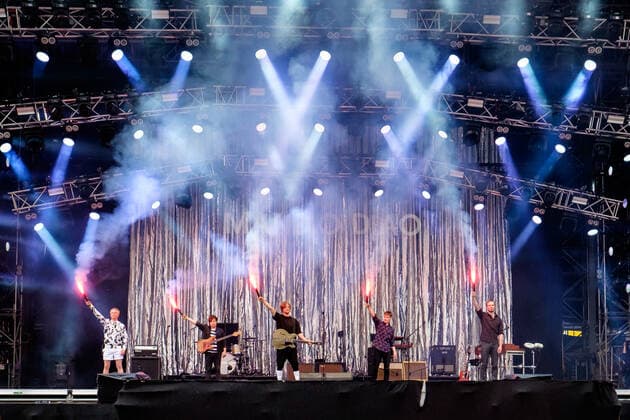 Mando Diao The Swedish rock band Mando Diao performs a live concert at the Swiss music festival Rock the Ring 2016 in Hinwil. Here vocalist Bj?rn Dixgard is seen live on stage with the rest of the band. Switzerland, 19 06 2016. Hinwil Switzerland  Copyright: xGonzalesxPhoto TilmanxJentzschx