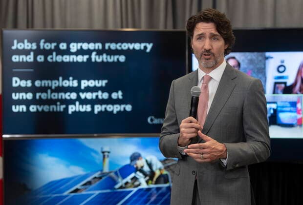 May 17, 2021, Ottawa, on, Canada: Canadian Prime Minister Justin Trudeau speaks during an announcement Monday May 17, 2021 in Ottawa. Ottawa Canada  - ZUMAc35_ 20210517_zaf_c35_010 Copyright: xAdrianxWyldx