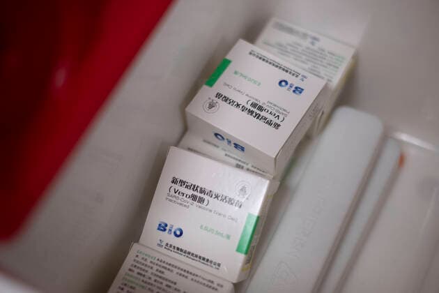 Virus Outbreak Iran Boxes of the China s Sinopharm new coronavirus disease (COVID-19) vaccines, are pictured at a coolbox at the main vaccination hall in the Iran Grand Bazaar, Iran Mall, on day-3 of the mass general COVID-19 vaccination in western Tehran on May 17, 2021. Tehran Tehran Iran nikoubazl-day3ofma210517_npWCA  Copyright: xMortezaxNikoubazlx