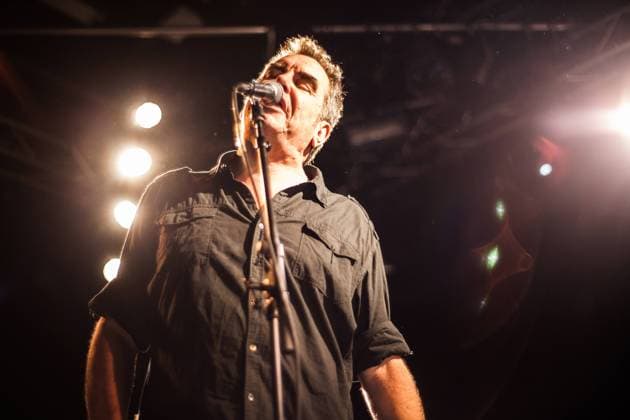 The Pop Group The British post-punk band The Pop Group performs a live concert at the Danish music festival Pop Revo 2015 in Aarhus. Here vocalist Mark Stewart is pictured live on stage. Denmark, 16 05 2015. Aarhus Denmark  Copyright: xGonzalesxPhoto MartinxFaeltx