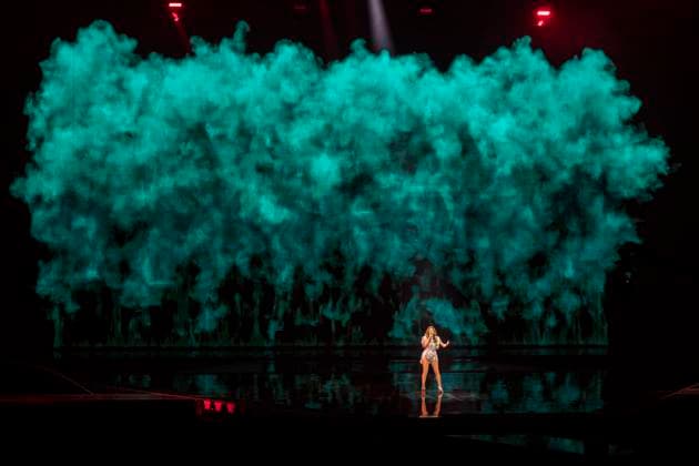 Entertainment Bilder des Tages Anxhela Peristeri fra Albanien optraeder til Generalproeve paa Europaeiske Melodi Grand Prix Eurovison 2021, onsdag den 19. maj 2021.. , Rotterdam Denmark *** Anxhela Peristeri from Albania performs for rehearsal at the European Melody Grand Prix Eurovision 2021, Wednesday 19 May 2021, Rotterdam Denmark  Copyright: RitzauxScanpix EmilxHelmsx COP109 spdk20210519-200639-L