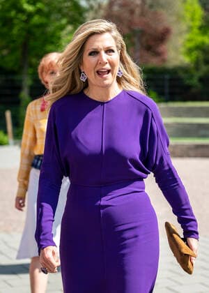 20-05-2021 School Queen Maxima during the opening of the 1st Rotterdam Music Playground, an interactive music playing device, in the playground of the Crooswijk and visited the A.S. Talma School in Rotterdam. Â  Copyright: xPPEx