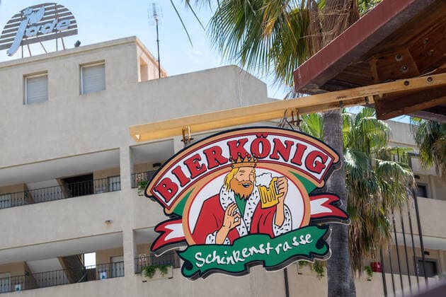 20210520 Bierkönig Softopening PALMA, SPAIN - MAY 20 2021 : Bierkönig at - Bierkönig Softopening on May 20, 2021 in Palma, . Palma Baleares Spain