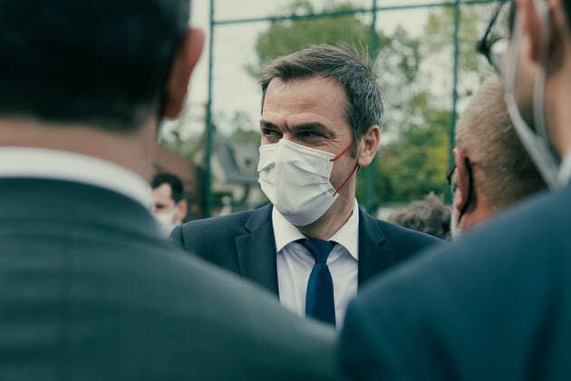 Coronavirus in Frankreich, Jean Castex und Olivier Veran besuchen Impfzentrum in Gagny Deplacement du premier ministre jean castex et du ministre de la sante olivier veran au centre de vaccination de gagny NEWS : Deplacement au centre de vaccination de Gagny - 20 05 2021 POOL PANORAMIC 