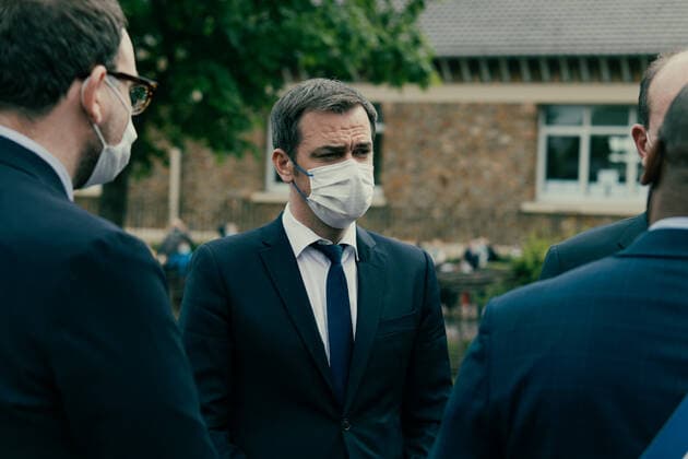 Coronavirus in Frankreich, Jean Castex und Olivier Veran besuchen Impfzentrum in Gagny Deplacement du premier ministre jean castex et du ministre de la sante olivier veran au centre de vaccination de gagny NEWS : Deplacement au centre de vaccination de Gagny - 20 05 2021 POOL PANORAMIC 