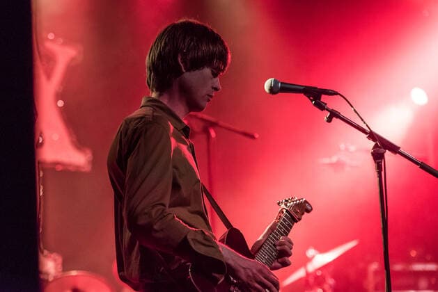 Iceage, live in concert, Roskilde, Denmark Roskilde, Denmark. 20th, May 2021. The Danish punk band Iceage performs a live concert at Gimle in Roskilde. Here vocalist Elias Bender Ronnenfelt is seen live on stage. Roskilde Denmark  Copyright: xGonzalesxPhoto BoxKallbergx