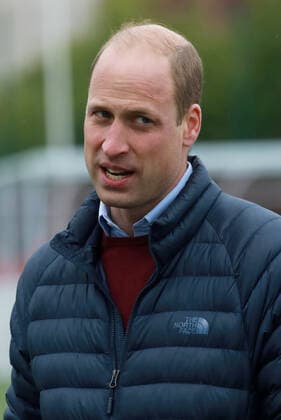 . 21 05 2021. Edinburgh, United Kingdom. Prince William, the Duke of Cambridge, during a visit to The Spartans FC and Community Association in Edinburgh, Scotland, to see the positive impact of the Heads Up ÔMentally Healthy FootballÕ declaration in Scotland  xPoolx xi-Imagesx IIM-22193-0078