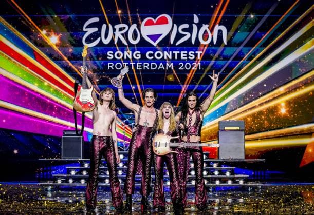 ROTTERDAM - Maneskin from Italy wins the Eurovision Song Contest 2021 with the song Zitti E Buoni. The song festival is organized in the Netherlands and takes place in an adapted form in Rotterdam. Due to the corona virus, only a limited number of visitors are welcome. ANP POOL SANDER KING *** ROTTERDAM Maneskin from Italy wins the Eurovision Song Contest 2021 with the song Zitti E Buoni The song festival is organized in the Netherlands and takes place in an adapted form in Rotterdam Due to the corona virus, only a limited number of visitors are welcome ANP POOL SANDER KING  Copyright: xHollandsexHoogtex xxANPx x431700270x