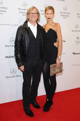 Martin Krug mit Freundin Julia Trainer - Guido Maria Kretschmer Fashion show during the Mercedes-Benz Fashion week in Berlin on 16.01.2014 Copyright: xJamesxColdreyx
