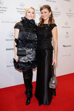 Elna zu Bentheim und Sandra Thier - Guido Maria Kretschmer Fashion show during the Mercedes-Benz Fashion week in Berlin on 16.01.2014 Copyright: xJamesxColdreyx