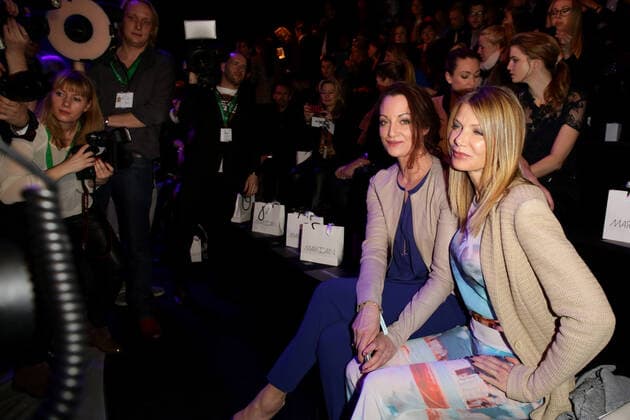 Natalia Wörner und Ursula Karven - Marc Cain Fashion show during the Mercedes-Benz Fashion week in Berlin on 16.01.2014 Copyright: xJamesxColdreyx