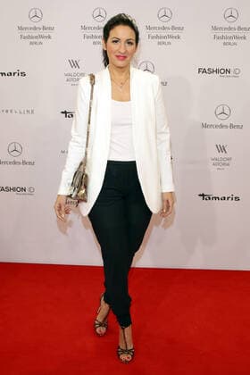 Minu Barati-Fischer - Marc Cain Fashion show during the Mercedes-Benz Fashion week in Berlin on 16.01.2014 Copyright: xJamesxColdreyx