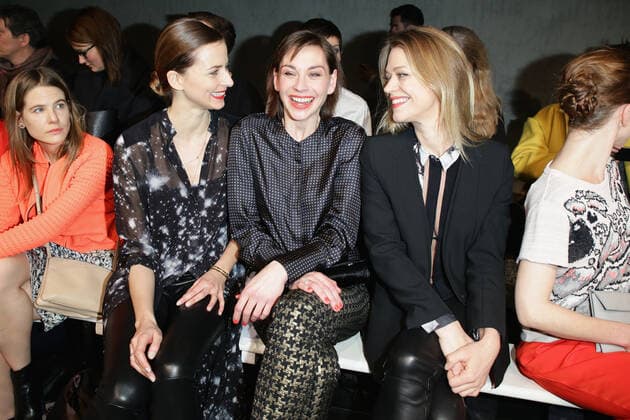 Eva Padberg, Christiane Paul und Heike Makatsch - Lala Berlin Fashion show during the Mercedes-Benz Fashion week in Berlin on 15.01.2014 Copyright: xJamesxColdreyx