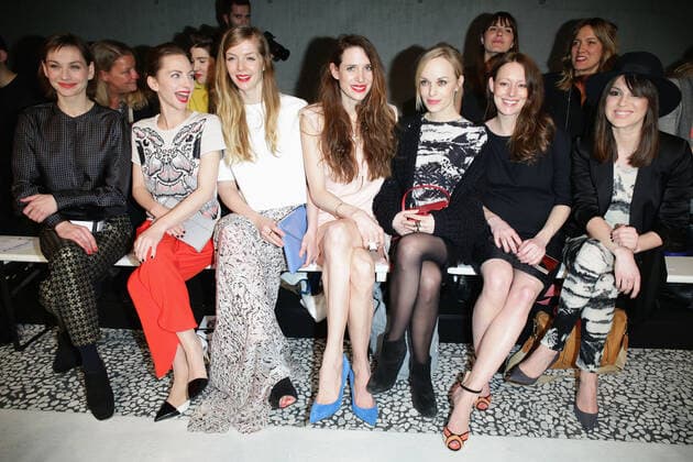 Christiane Paul, Katharina Schuettler, Pheline Roggan, Julia Malik, Friederike Kempter, Lavinia Wilson und Natalia Avelon - Lala Berlin Fashion show during the Mercedes-Benz Fashion week in Berlin on 15.01.2014 Copyright: xJamesxColdreyx