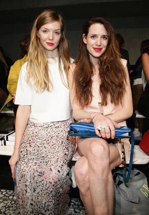 Pheline Roggan und Julia Malik - Lala Berlin Fashion show during the Mercedes-Benz Fashion week in Berlin on 15.01.2014 Copyright: xJamesxColdreyx