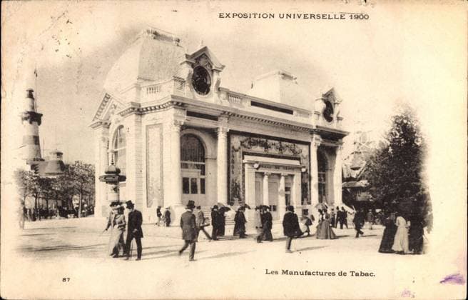Paris, Expo, Weltausstellung 1900, Les Manufactures de Tabac
