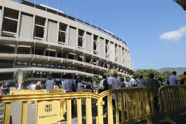 Vaccination days against Covid 19 at Camp Nou, Barcelona May 27, 2021 Cordon Press