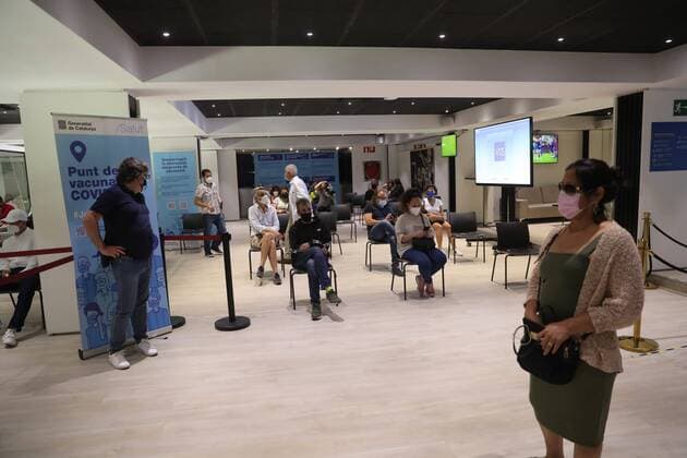 Vaccination days against Covid 19 at Camp Nou, Barcelona May 27, 2021 Cordon Press