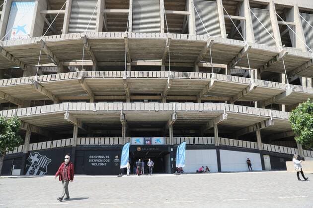 Vaccination days against Covid 19 at Camp Nou, Barcelona May 27, 2021 Cordon Press
