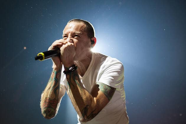 Linkin Park The American rock band Linkin Park performs a live concert at the O2 Arena in London. Here lead vocalist Chester Bennington is pictured live on stage. UK, 23 11 2014. London United Kingdom O2 Arena  Copyright: xGonzalesxPhoto MichaelxHornbogenx