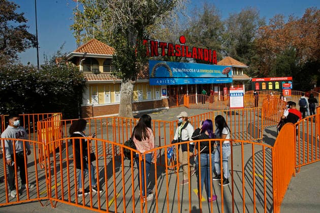 Santiago, May 28, 2021 Reopening of Fantasyland during Phase 2 of the Step by Step Plan Sebastian Cisternas Aton Chile, Santiago Chile Aton 513578  Copyright: SEBASTIANxCISTERNAS ATONxCHILE