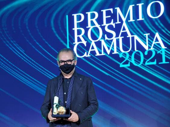 foto ipp marmorino - milano 28 05 2021 - Premio Rosa Camuna- Nella foto Remo Ruffini ( presidente e amministratore delegato di Moncler ) regione lombardia- premio rosa