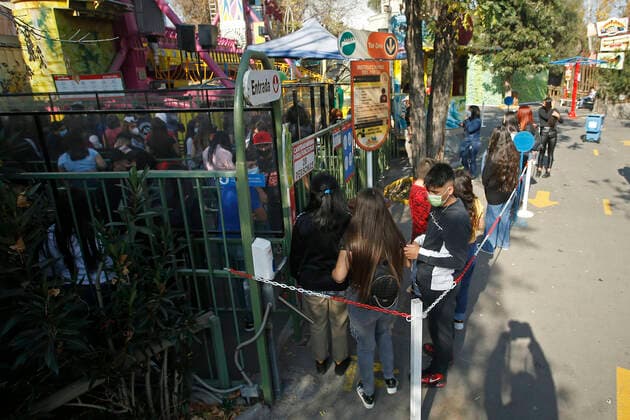 Santiago, May 28, 2021 Reopening of Fantasyland during Phase 2 of the Step by Step Plan Sebastian Cisternas Aton Chile, Santiago Chile Aton 513596  Copyright: SEBASTIANxCISTERNAS ATONxCHILE