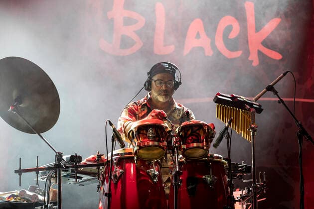 May 28, 2021, Porto, Portugal: A drummist of The Black Mamba band performs at a concert at the Super Bock Arena in Porto. Porto Portugal - ZUMAs197 20210528_zaa_s197_243 Copyright: xRitaxFrancax