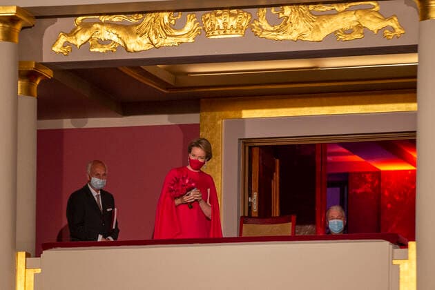 Bilder des Jahres 2021, Entertainment 05 Mai Entertainment Bilder des Tages Queen Mathilde of Belgium pictured during the proclamation of the Queen Elisabeth piano Competition 2021, at the Henry Le Boeuf hall, of the Bozar Palais des Beaux Arts, in Brussels, Saturday 29 May 2021.  NICOLASxMAETERLINCK 2724648