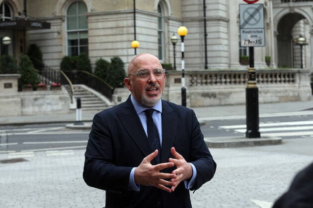 May 30, 2021, London, England, United Kingdom: UK Minister for Covid Vaccine Deployment NADHIM ZAHAWI is seen outside BBC New Broadcasting House before appearing at The Andrew Marr Show. London United Kingdom - ZUMAs262 20210530_zip_s262_011 Copyright: xTayfunxSalcix