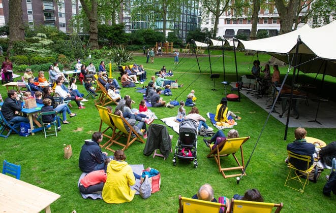 . 30 05 2021. London, United Kingdom. For the first time in its 120 year history, Wigmore Hall takes music outside by staginga free concert for families on Bank Holiday. Wigmore Hall free concert.  xMarkxThomasx xi-Imagesx IIM-22222-0001