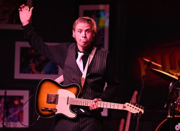 BOCA RATON - MAY 29: Darren Thiboutot Jr aka Memphis Lightning performs at The Funky Biscuit on May 29, 2021 in Boca Raton, Florida. Copyright: xmpi04 MediaPunchx