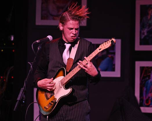 BOCA RATON - MAY 29: Darren Thiboutot Jr aka Memphis Lightning performs at The Funky Biscuit on May 29, 2021 in Boca Raton, Florida. Copyright: xmpi04 MediaPunchx