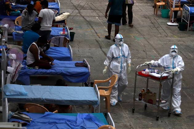 May 31, 2021, Chennai, Tamil Nadu, India: Health workers seen in PPE kit seen at the temporary Covid care centre built up in Chennai Trade Center in Chennai. Chennai India - ZUMA CEN 20210531_mda_l172_187 Copyright: xSrixLoganathanx