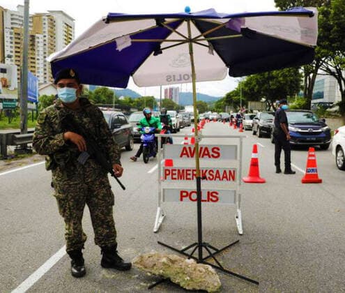 01 06 2021 .Malaysia capital Kuala Lumpur and the city of Johor Bahru under a two-week COVID-19 lockdown amid soaring COVID-19 cases H.BERBAR