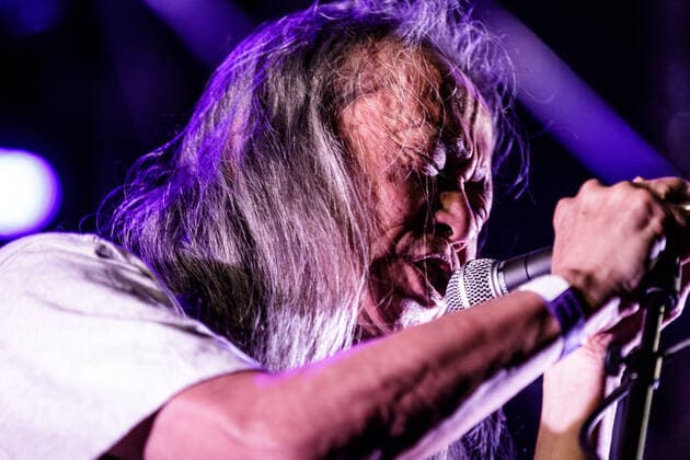 Damo Suzuki and Earthless Netherlands, Tilburg - April 20, 2018. The American instrumental psychedelic rock band Earthless performs a live concert with the Japanese vocalist Damo Suzuki (pictured) during the Dutch music festival Roadburn Festival 2018 in Tilburg. Tilburg Netherlands  Copyright: xGonzalesxPhoto PeterxTroestx
