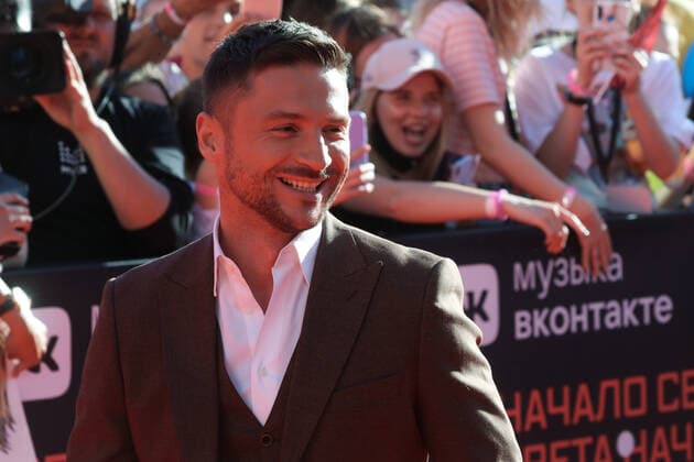 Muz-TV Music Awards in Moskau MOSCOW, RUSSIA â€“ JUNE 4, 2021: Singer Sergei Lazarev at a ceremony to present the 2021 Muz-TV Music Awards, at the Megasport Arena. Sergei Karpukhin TASS  TS103777